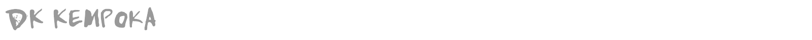 DK Kempoka font preview